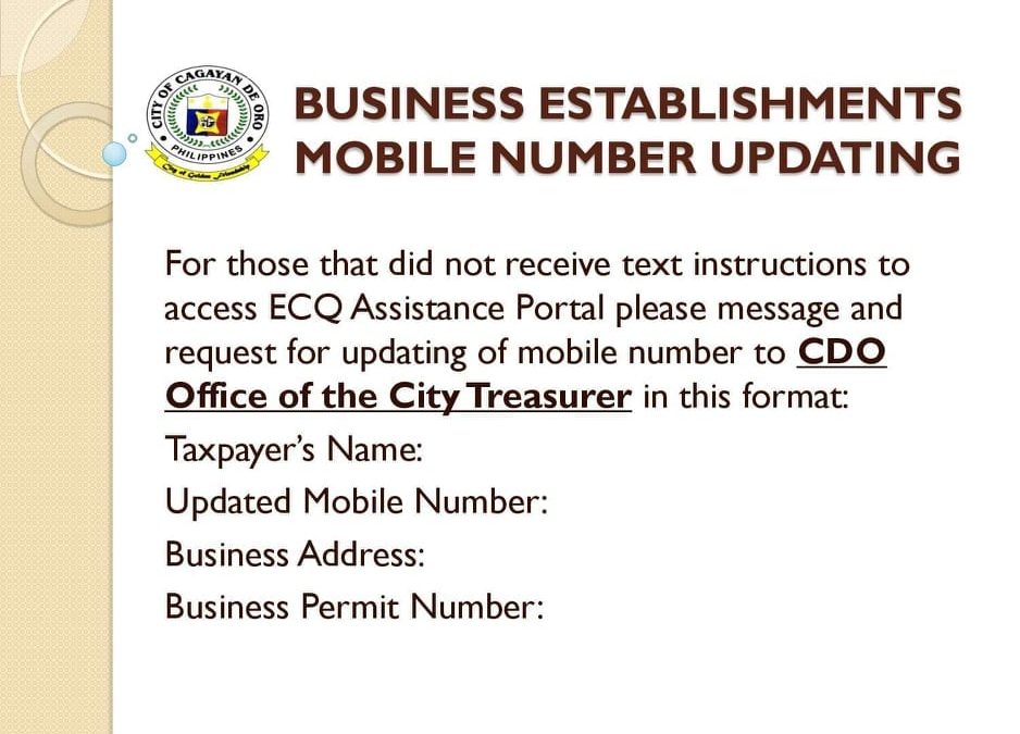 ECQ ayuda for affected MSMEs