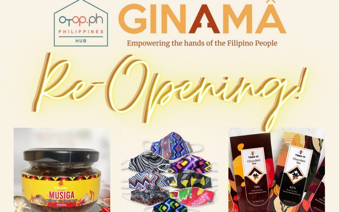 GINAMA now open Mon-Fri 8:00am-5:00pm