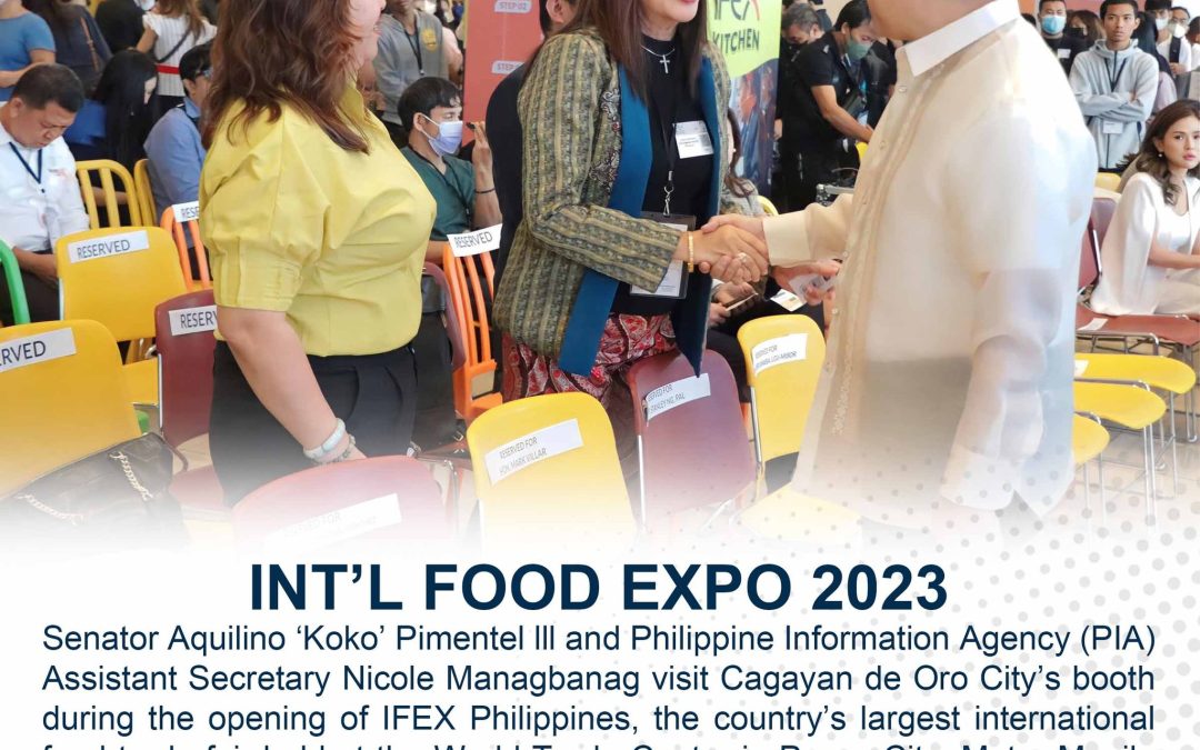 Cagayan de Oro joins the International Food Exhibition (IFEX) Philippines 2023