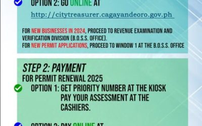 2025 BUSINESS PERMIT REGISTRATION FLOW (ONLINE & ONSITE)