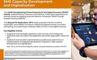 Grant Opportunity: SME Capacity Development and Digitalization