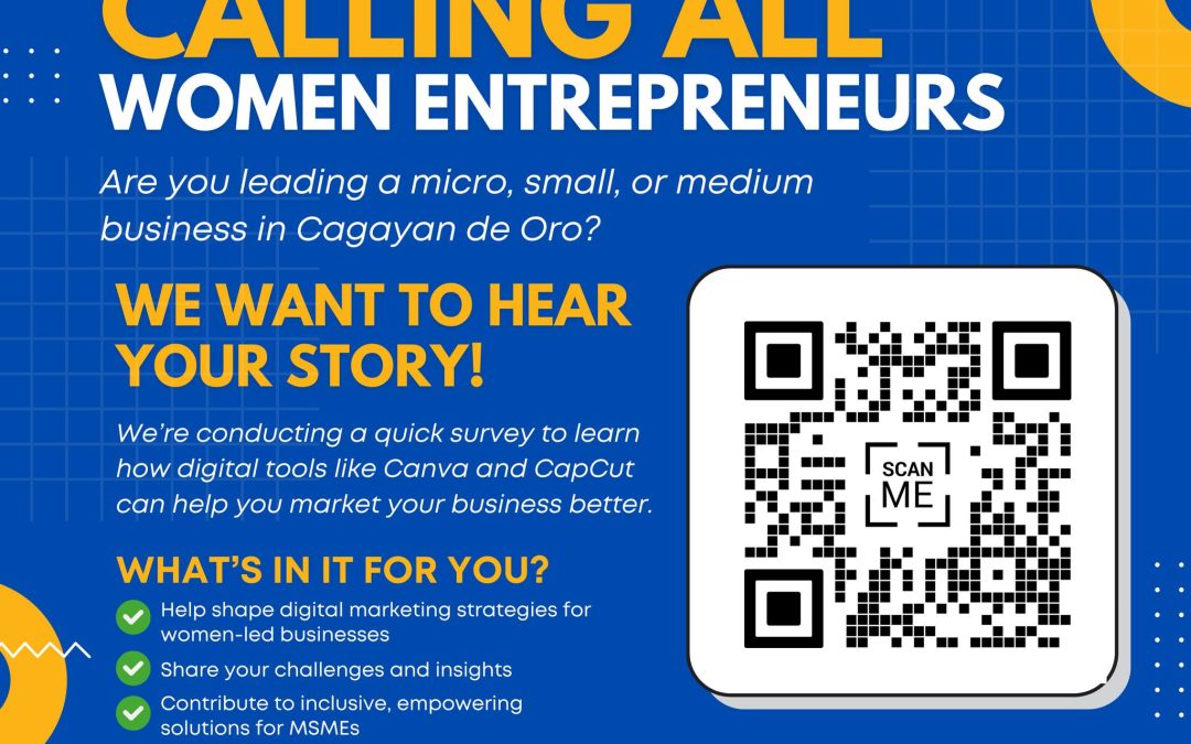  𝘾𝙖𝙡𝙡𝙞𝙣𝙜 𝘼𝙡𝙡 𝙒𝙤𝙢𝙚𝙣 𝙀𝙣𝙩𝙧𝙚𝙥𝙧𝙚𝙣𝙚𝙪𝙧𝙨 𝙞𝙣 𝘾𝙖𝙜𝙖𝙮𝙖𝙣 𝙙𝙚 𝙊𝙧𝙤! 